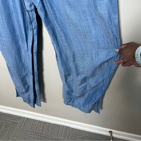 Current Air Anthropologie Women Jumpsuit‎ Small Ruffle Wide Leg Palazzo Casual - Picture 6 of 11